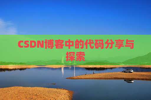 CSDN博客中的代码分享与探索